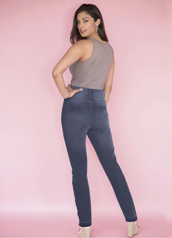 bonprix - Calça Skinny Azul Médio 2