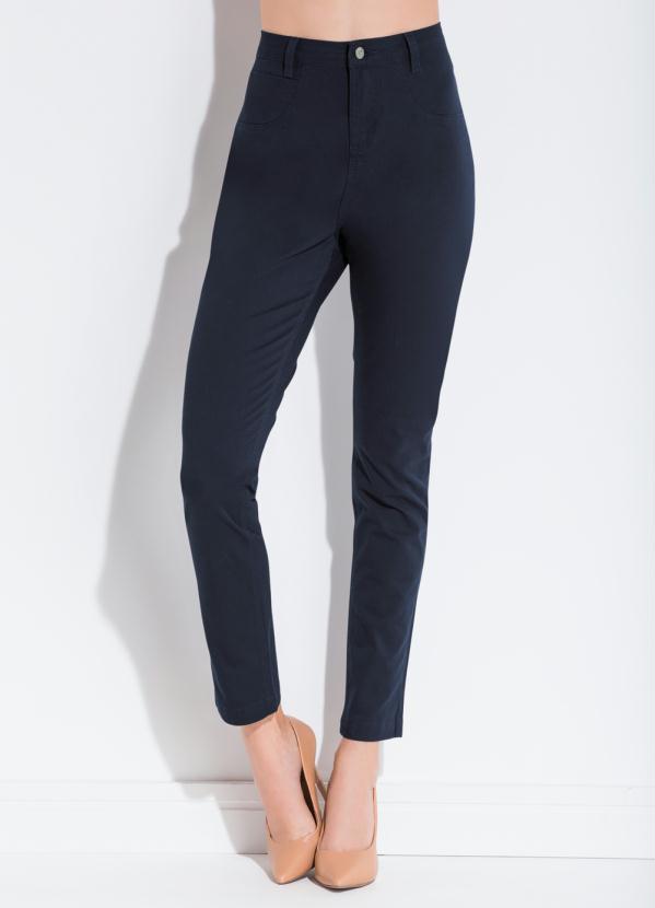 Quintess - Calça Skinny Marinho com Passantes Quintess 5