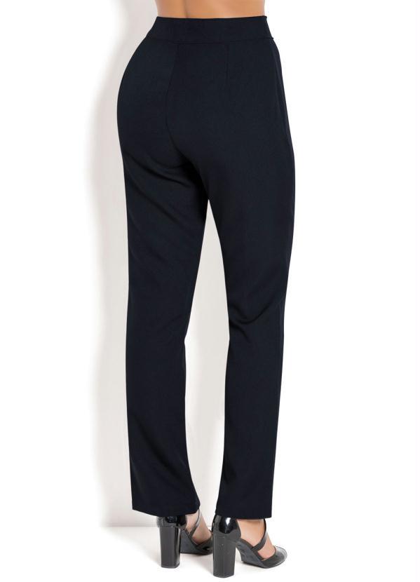 Janine - Calça Social com Fenda Preta 2