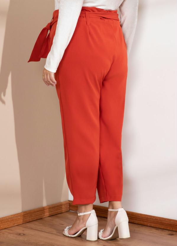 Quintess - Calça Telha Social com Faixa e Pregas 10