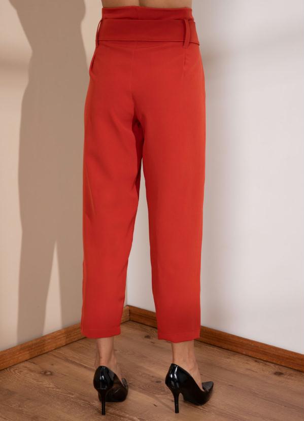 Quintess - Calça Telha Social com Faixa e Pregas 4