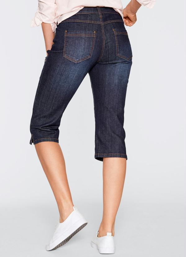 bermuda capri feminina jeans