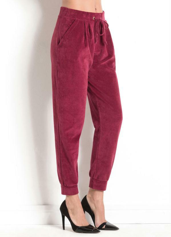 calça jogger plush