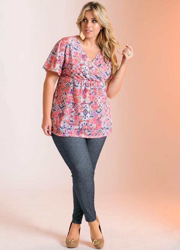 Marguerite - Calça Legging Cotton Jeans Plus Size 3