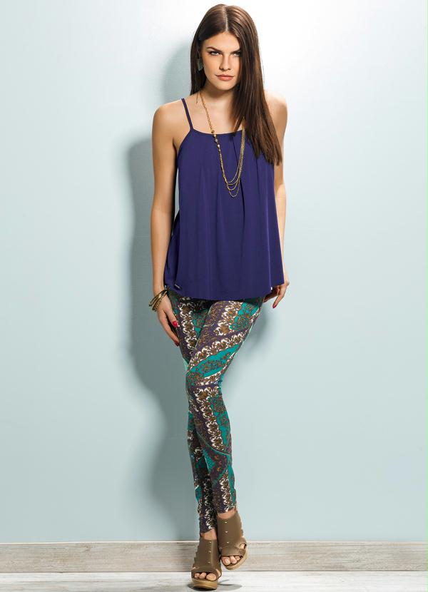 Quintess - Calça Legging Estampa de Lenço 3