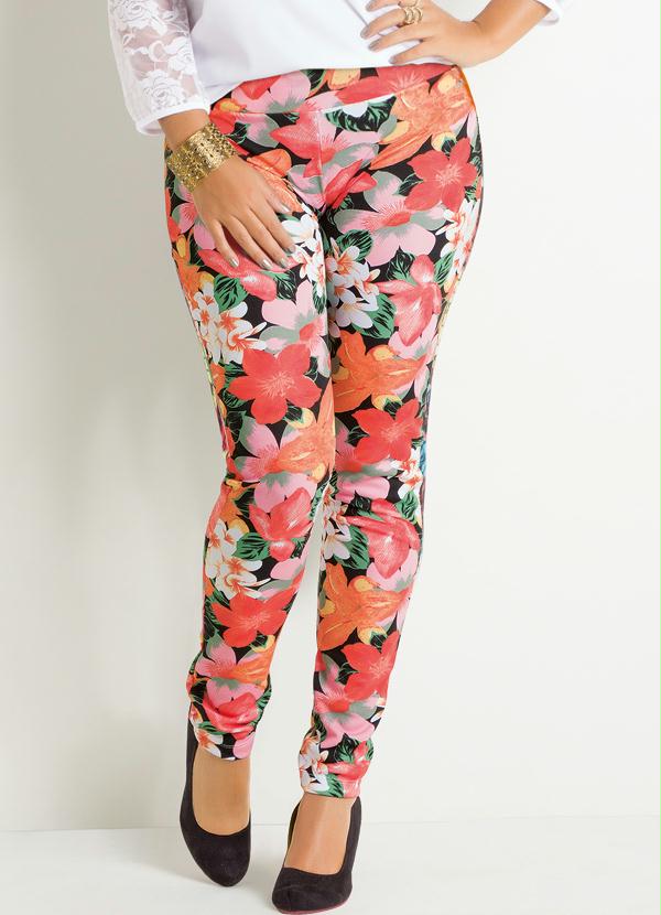 Outlet - Calça Legging Estampa Floral