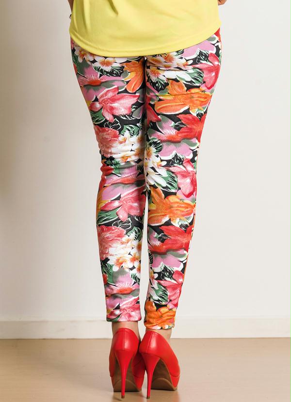 Outlet - Calça Legging Estampa Floral 2