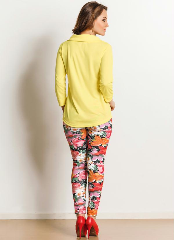 Outlet - Calça Legging Estampa Floral 6