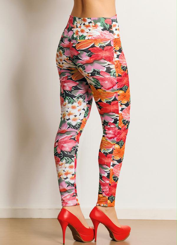 Outlet - Calça Legging Estampa Floral 8