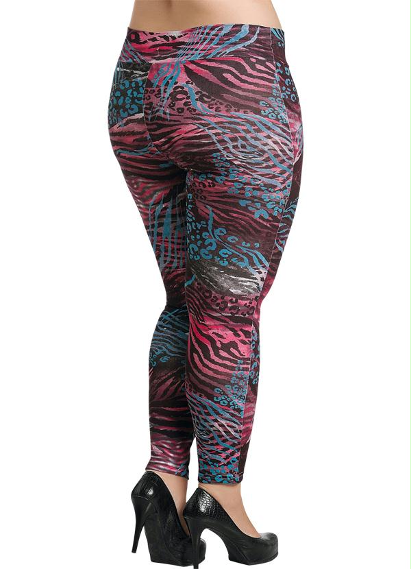 Marguerite - Calça Legging Plus Size Estampada 6