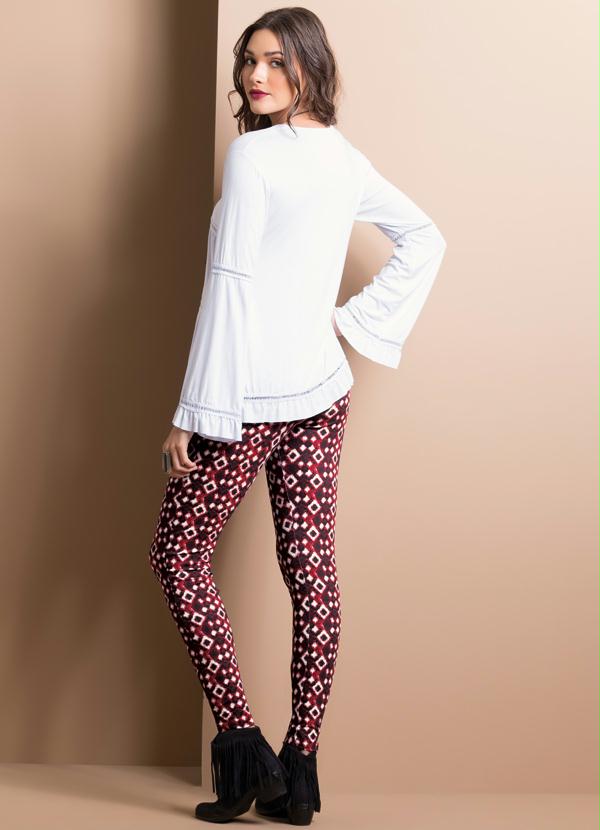 Quintess - Legging Conforto Estampa Gravataria 4