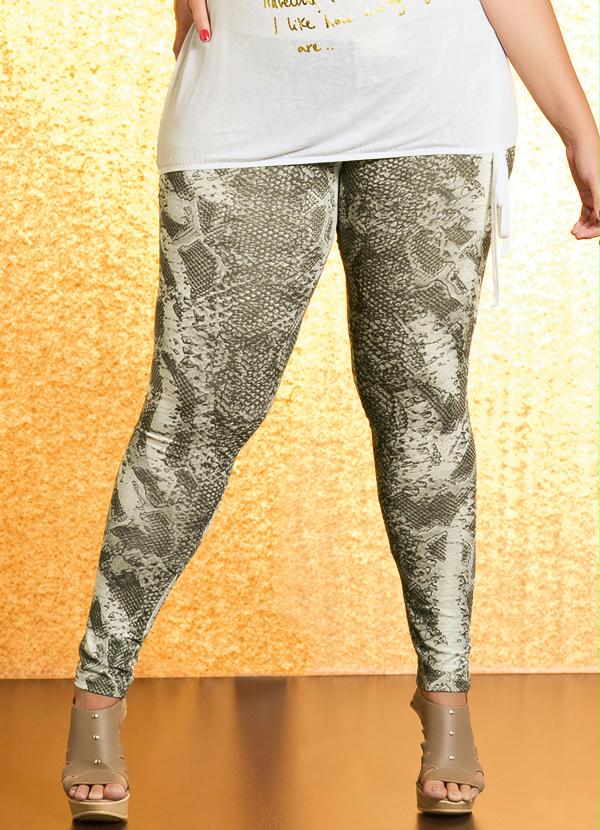 Quintess - Legging Estampa de Cobra