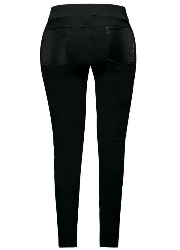 legging couro sintetico