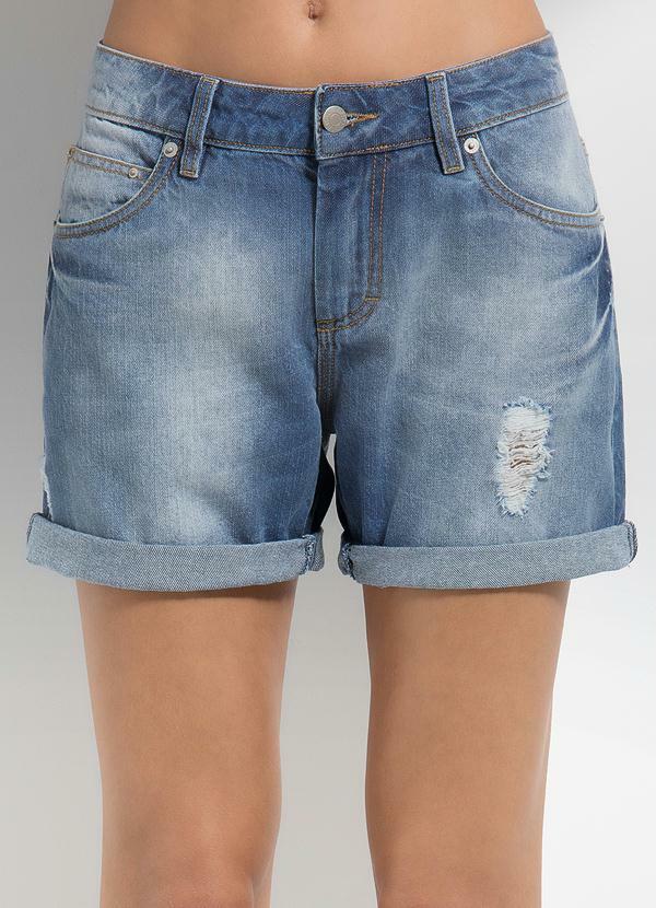 Multimarcas - Bermuda Destroyed Jeans