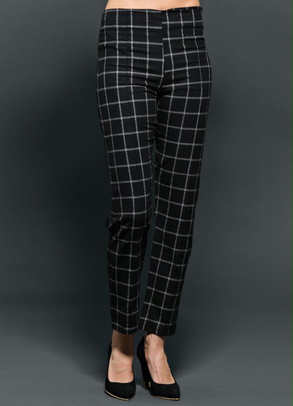 Multimarcas - Calça Cigarrete Xadrez 5