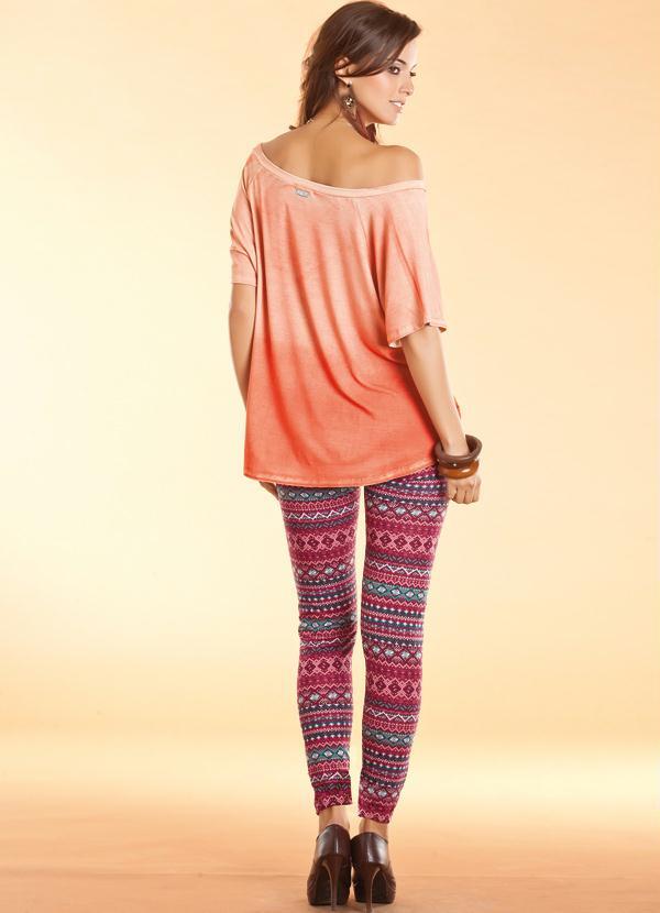 Quintess - Calça de Cintura Alta Estampada 6