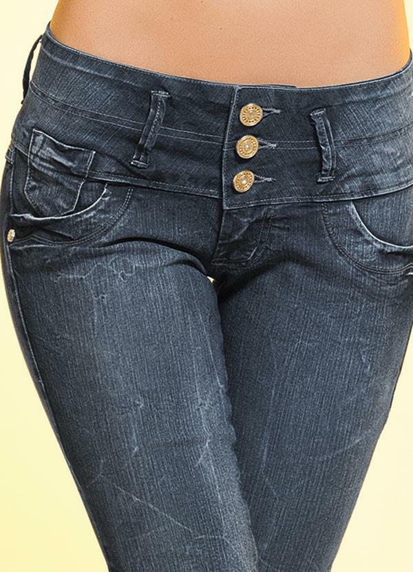 Quintess - Calça Jeans Skinny Azul Escuro 10