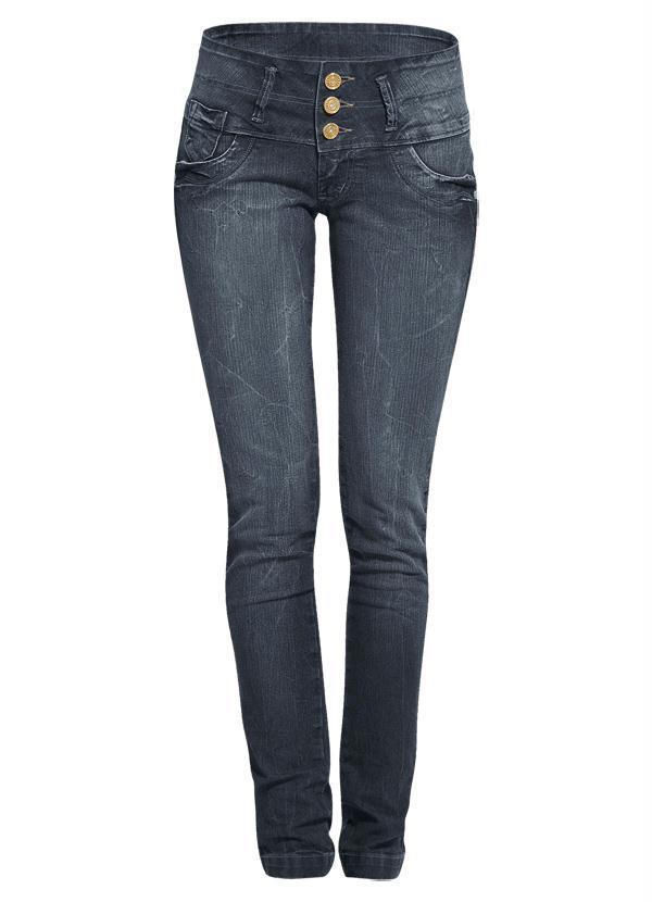Quintess - Calça Jeans Skinny Azul Escuro 11