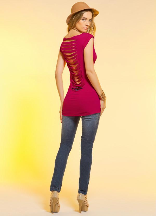 Quintess - Calça Jeans Skinny Azul Escuro 5