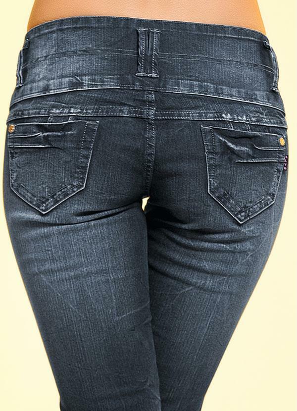 Quintess - Calça Jeans Skinny Azul Escuro 9