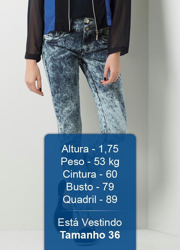 Calça Jeans Skinny Desbotada Quintess