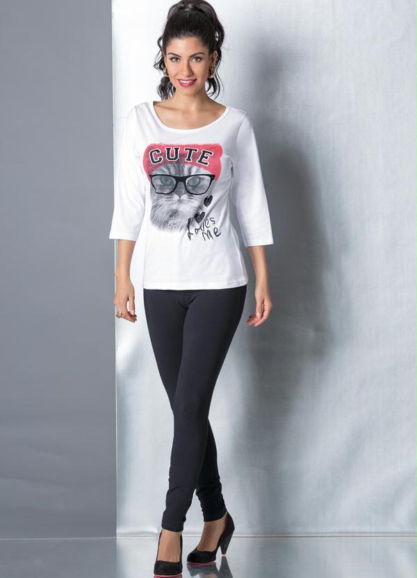 Outlet - Calça Legging Preta 5