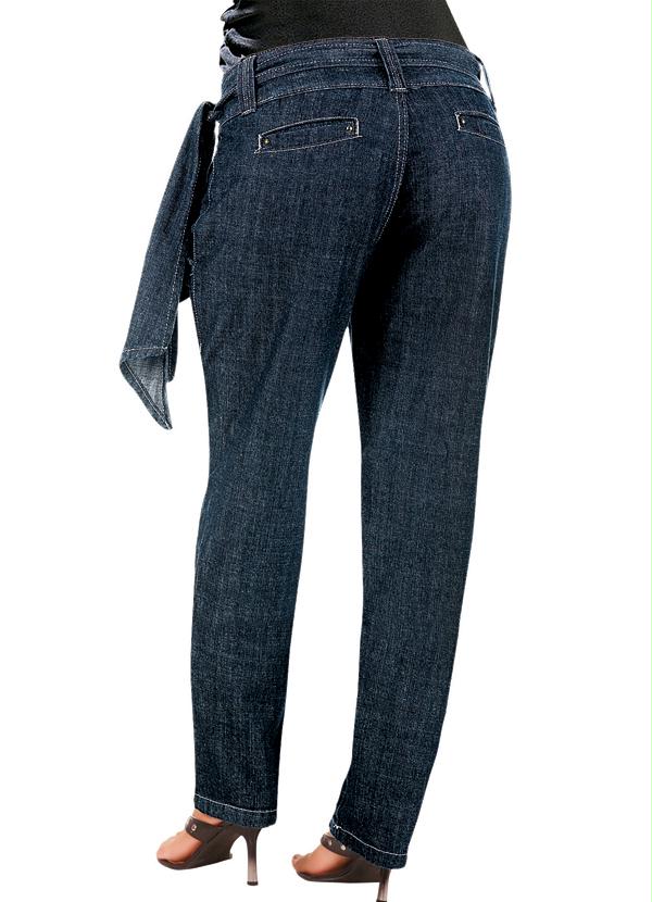 Denim CalÃ§a Saruel Jeans Feminina MACAQUINHO SARUEL JEANS DESPOJADO