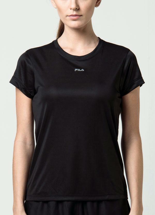 Fila - Camiseta Fila Basic Preta
