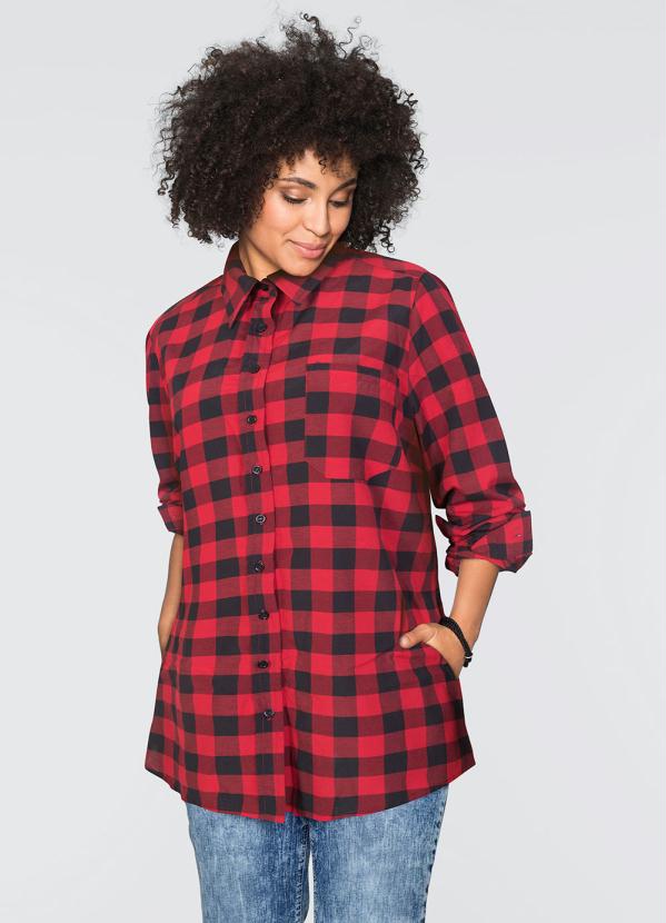 bonprix - Camisa Vermelho 2