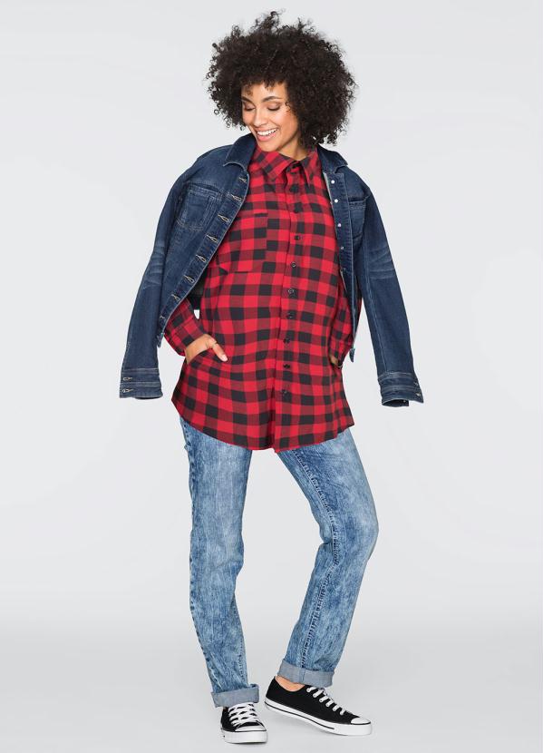 bonprix - Camisa Vermelho 6