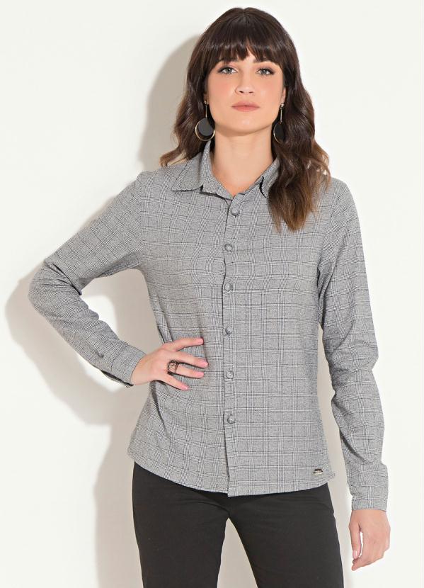 Quintess - Camisa Xadrez com Botões