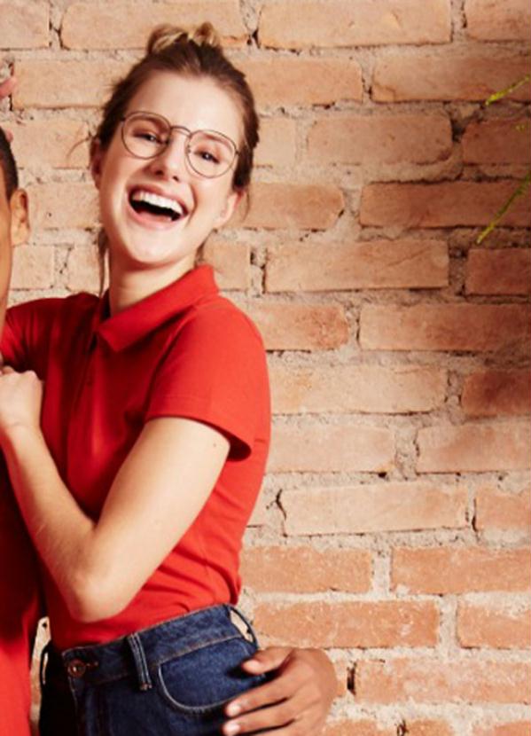 Sale Brands - Polo Vermelho Feminina 2