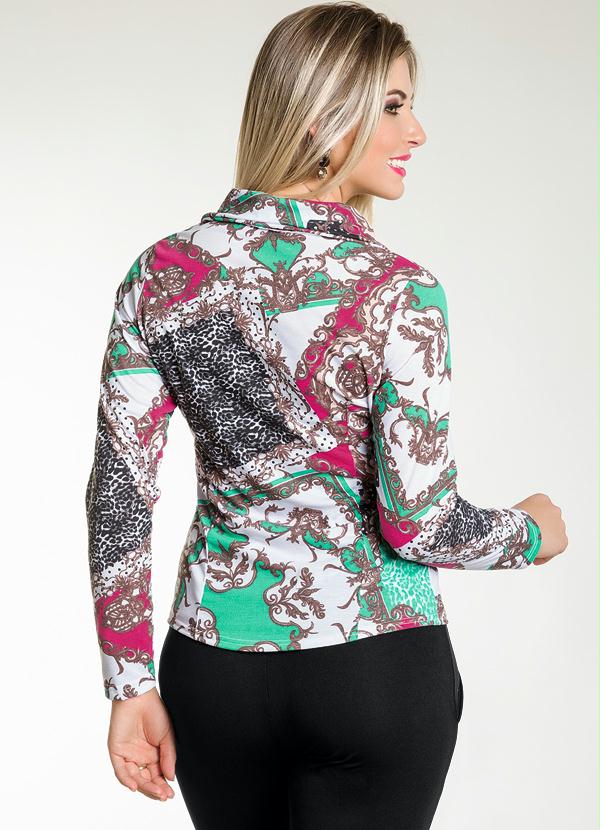 Outlet - Camisa Estampa Lenço 2
