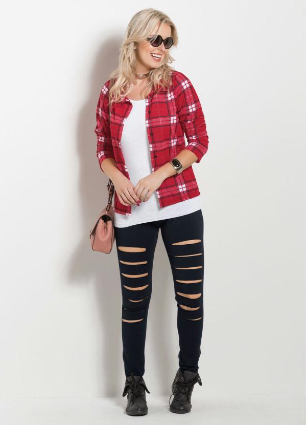 Outlet - Camisa Manga Longa Xadrez 5