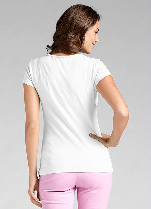 bonprix - Blusa Básica Branca 2