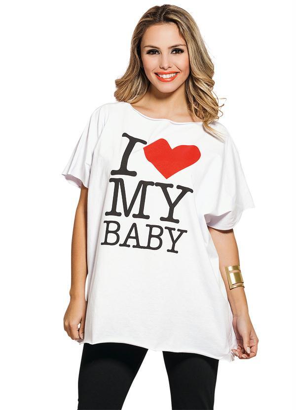 Outlet - Camisão Feminino Branca