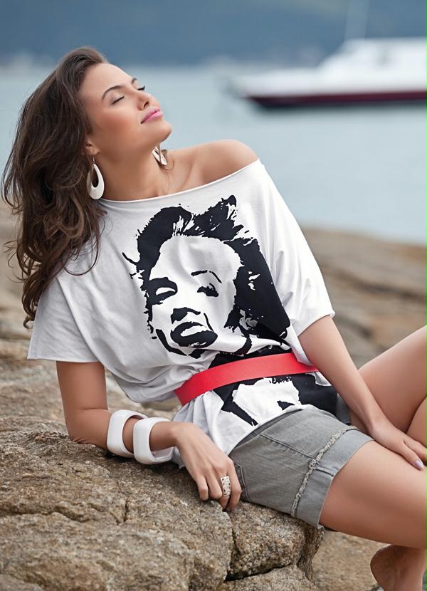 Quintess - Camiseta em Malha de Algodão Branca 5