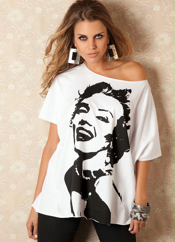 Quintess - Camiseta em Malha de Algodão Branca 7