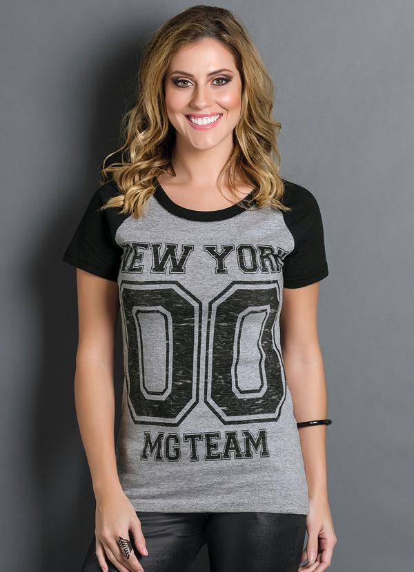 Outlet - T-Shirt Number Cinza