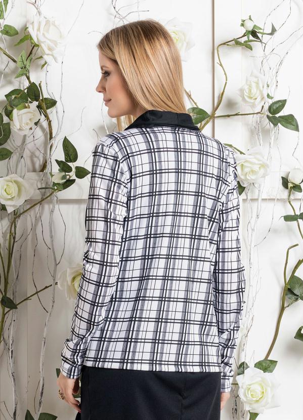 Outlet - Blazer Bicolor Xadrez 5