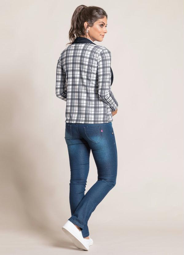 Outlet - Blazer Bicolor Xadrez 8