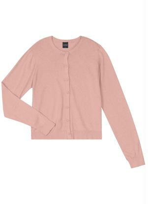 cardigan feminino rosa