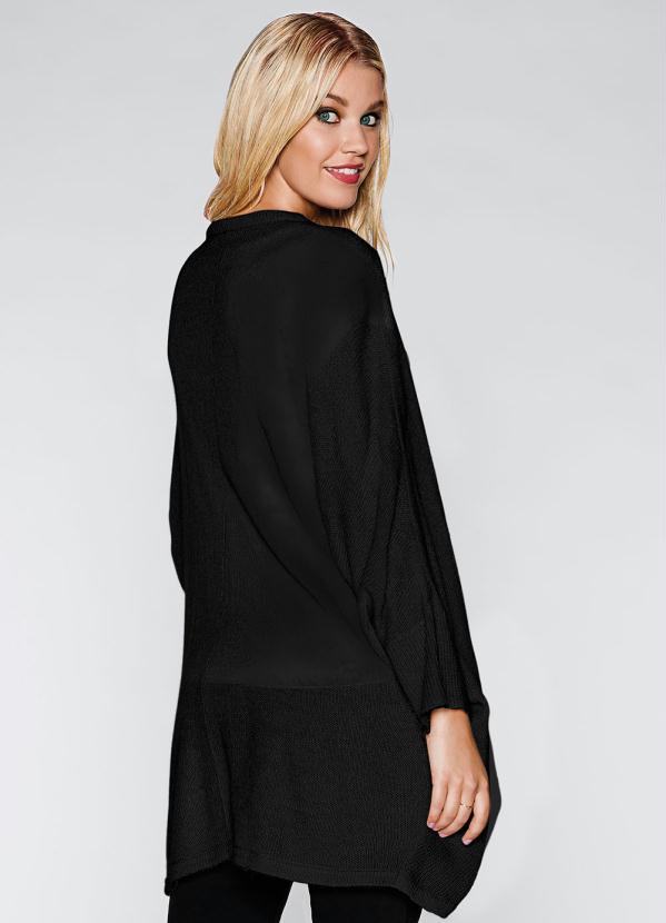 bonprix - Cardigan Oversized Preto
