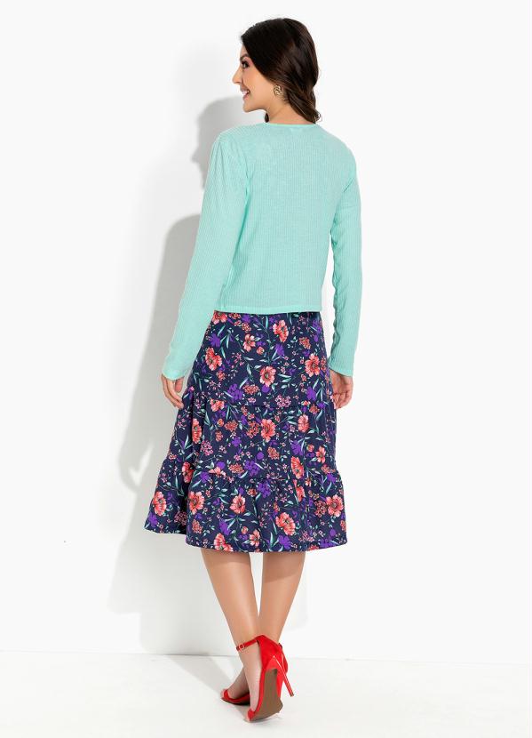 Rosalie - Cardigan Verde Claro Aberto 4