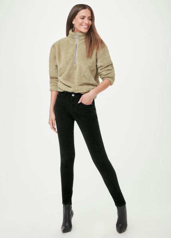 Malwee - Casaco Bege Claro Pelo Sintético 2