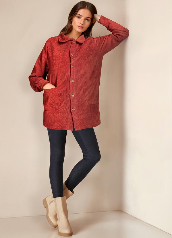 bonprix - Casaco Ferrugem em Veludo Cotelê 3