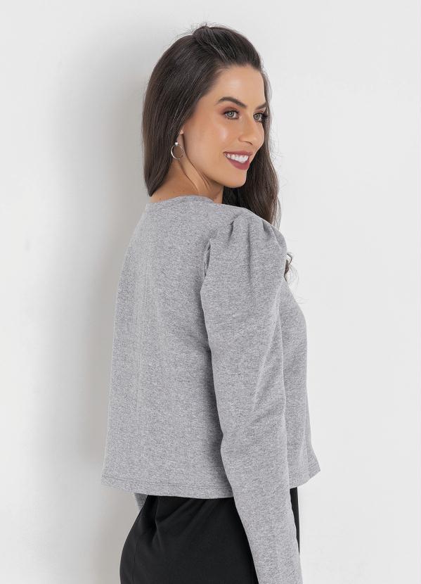 Queima Estoque - Casaco Mescla com Punhos Moda Evangélica 2