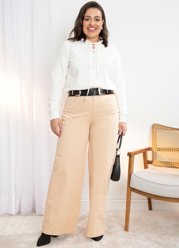 Quintess - Casaco Off White com Amarração 7