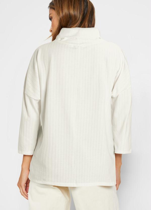 bonprix - Casaco Oversized Off White