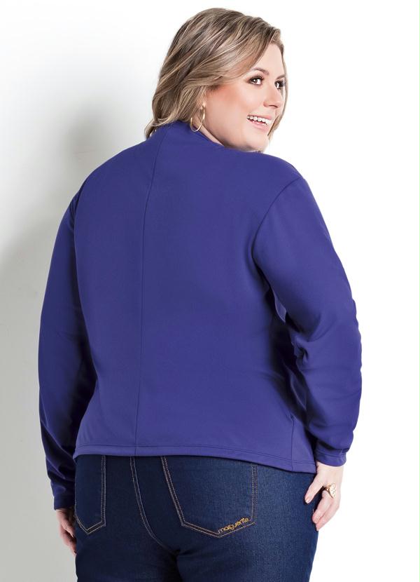 Marguerite - Casaco Azul Plus Size 2
